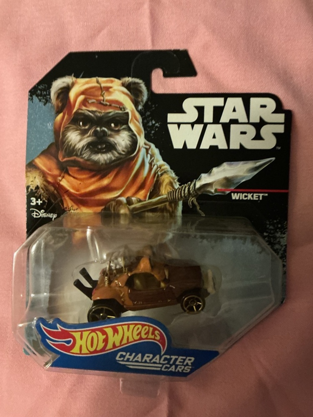 Star Wars Die Cast, Hot Wheels Character Car: WICKET (2014, Mattel)